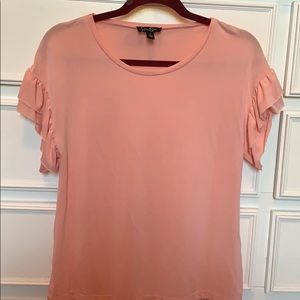 Jessica Simpson coral shirt